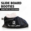 ACE HOCKEY Slide Board Booties for Smooth Gliding (Reusable, Washable) - Compatible with All Fitness/Hockey Slideboards - Slip-Over-Shoe Design - One Size Fits All