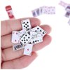 Tustao 1 Set Mini Fashion Miniature Playing Cards Dolls Poker Dolls Decoration Dollhouse Accessories Decoration for Doll Accessories Scale Dollhouse Play Sets Girl Mini Party Card Games