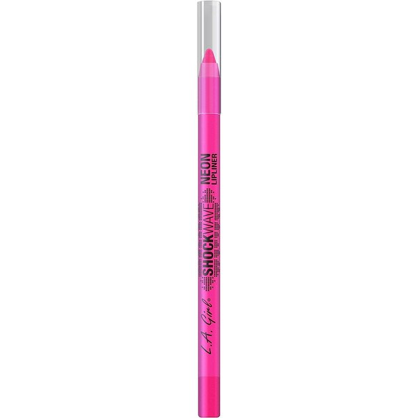 L.A. Girl Shockwave Neon Lipliner, Lipliner Pencil, POP, 0.04 oz.