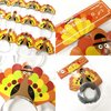 WEEPA 12Pcs Thanksgiving Turkey Headband for Festival Party Supplies, Thanksgiving Decorations Kit
