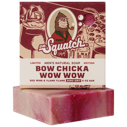 Dr. Squatch All Natural Bar Soap for Men Limited Edition, Bow Chicka Wow Wow