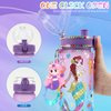 PERRYHOME Decorate Your Own Mermaid Water Bottle Kits for Girls, Mermaid Toys for Girls Age 4-10 Painting Crafts Kit, Fun Arts Kits 6-12 Year Old Toddler Girls Birthday Christmas Gifts Toys