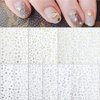 12 Sheets Gold Nail Art Stickers Decals,Nail Supplies 3D Self-Adhesive Nail Decals Metallic Stars Moon Glitter Gold Silver Nail Art Design Stickers for Women Girls Manicure Accessories Craft