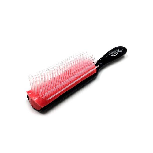 iBeauty Wet to Dry Hair Brush - 9-Row Anti-Static Removable Rubber Pad and Pins Styling Hair Brush Comb (1891 Black)