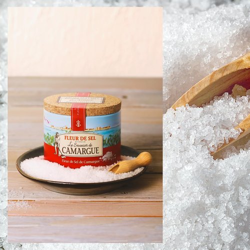 French Fleur De Sel Le Saunier De Camargue-Fleur De Sel - 4,41 Oz