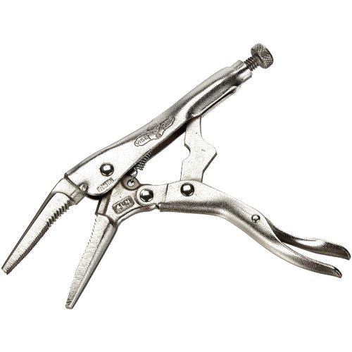 IRWIN VISE-GRIP Original Locking Pliers, Long Nose, 4-Inch (1602L3),Silver,100mm