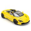 iPariser McLaren 720s Toy Cars Roadster Model 1/24 Yellow Alloy Collectibles Die-cast Vehicles with Sound and Light
