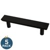Franklin Brass P40844K-FB-C Simple Chamfered Drawer Pull, 3" (76 mm), Matte Black, 10 Count