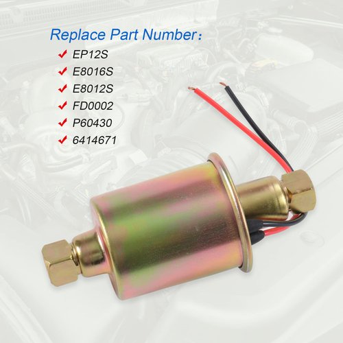 JDMSPEED New Universal Electric Fuel Pump For Gas Diesel Marine Carbureted E8016S