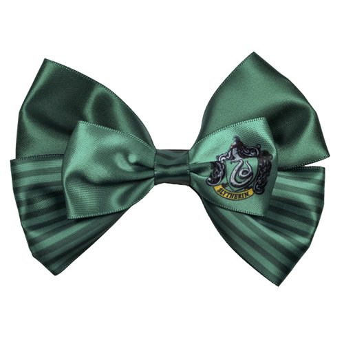 Harry Potter Hogwarts School Slytherin House Crest Hair Bow