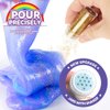 LEOBRO 24 Colors Body Glitter, Extra Fine Glitter, Festival Glitter Makeup Glitter Cosmetic Glitter for Nail Art Face Body Hair, Resin Art Crafts Eyeshadow Lip Gloss Making