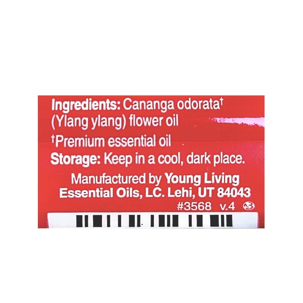 Young Living Ylang Ylang Essential Oil 5ml - Known Romantic Appeal , Has a Calming and Balancing Aroma , Smooth and Happy Heart - Promotes the Appearance of Healthy-Looking Skin and Shiny Hair