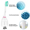 Ofashu Replacement Toothbrush Brush Heads for Philips Sonicare E Series Essence Elite Xtreme Advance CleanCare All Screw On Electric Toothbrush 7022/66, 6 Pack