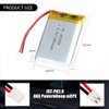 AKZYTUE 3.7V 1500mAh 903450 Lipo Battery Rechargeable Lithium Polymer ion Battery Pack with JST Connector