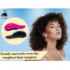 G.B.S Wave Detangling Brush- For Curly, Thick, Natural, Straight, Fine, Wet or Dry Hair No Pain Detangle Hair Comb for Women, Men or Kids No Pain Tangle Free Hair Brush (PINK)