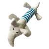 Dog Toys, Cute Striped Animal Dog Squeaky Toys Dog Stuffed Animals Chew Toy with 4 Legs Soft Durable Plush Dog Toys for Pet Dog Cat(#2)