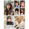 LNERATO Clip in Bangs 100% Real Human Hair Fake Bangs Hair Clip on Bangs for Women Clip in Hair Extensions Fringe Air Bangs Hairpieces for Daily Wear(Wispy Bangs,Brown)