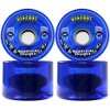 Bigfoot Longboard Wheels 76mm 80A SHR Mountain Cruisers Translucent Blue
