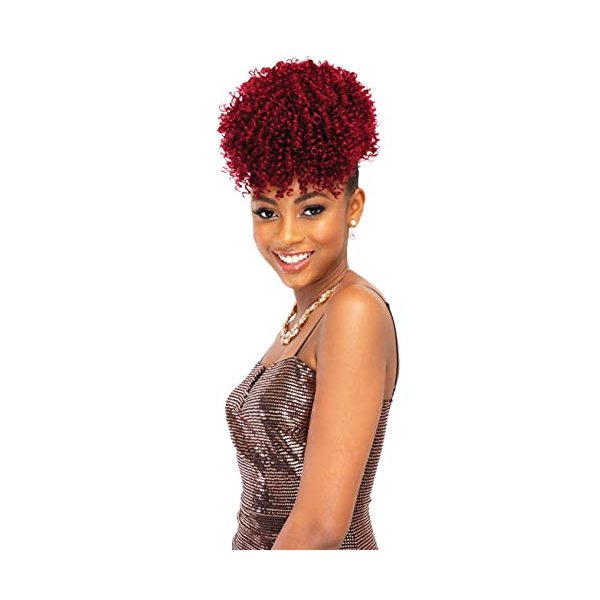 Janet Collection Playful Pineapple SPIRAL Ponytail (1B)