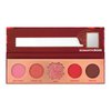 Profusion Cosmetics Blooming Hues 5 Shade Eyeshadow Palette, Red