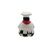 ACK Fat Bistro Chef Ceramic Hand Painted Sponge Holder for Kitchen Sink, Kitchen Décor, Scouring Pad, Scrub Holder