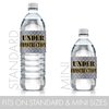 Under Construction Party Water Bottle Labels, Construction Birthday Decorations - 24 Stickers