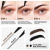 Boobeen 3 in 1 Eye Makeup Set with Liquid Eyeliner Pen, Microblading Eyebrow Pencil and Volume Mascara for Eyelashes, Quick-dry Waterproof Formula, Long Lasting Smudge-proof All Day Natural Eye Look