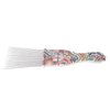 Professional Stainless Steel Hair Pick Comb for Afro Hair Styling - Hair Comb for Women and Men (Waist flower K2)