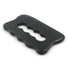 Gua Sha Massage Tool, Bian Stone Gua Sha Tool Gua Sha Stone for Soft Tissue Scraping, Used for Back, Legs, Arms, Neck,Shoulder(Black)