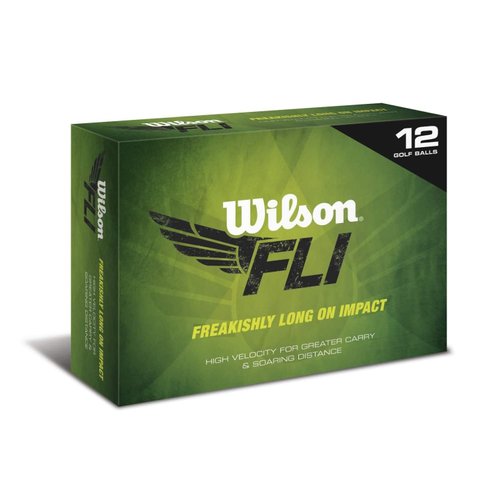 WILSON Staff F.L.I. Golf Balls (Pack of 12) White