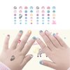 Fanoshon Unicorn 3D Nail Art Stickers Decals Self-Adhesive for Kids Little Girls, 270+ Cute Nail Tip Star Crown Princess Nail Manicure for Fingernails Toenails Birthday Party Supplies Gift Favors