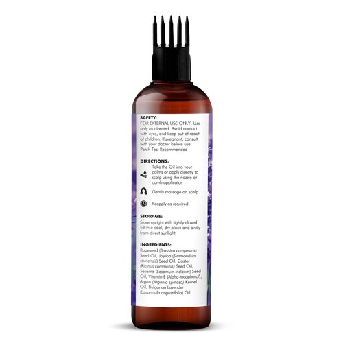 MAJESTIC PURE Lavender Hair Oil 6.7 Fl oz