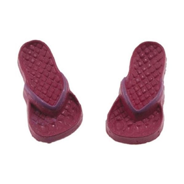 Handley House Dollhouse Miniature Pink Flip Flops