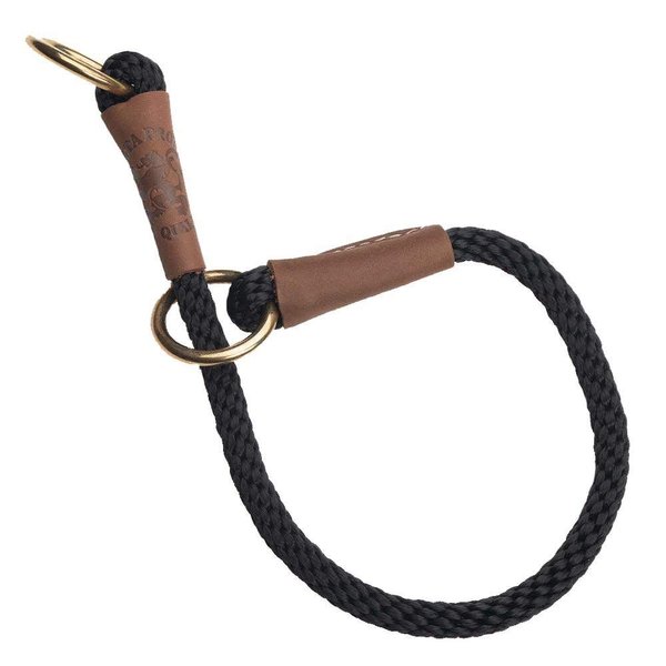Mendota Pet Command Slip Collar - Dog Training Collar - Made in The USA - Black - 24 in