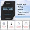Ebanel 10 Pack Carbonated Bubble Clay Mask, Deep Cleansing Face Mask, Detox Volcanic Ash and Bentonite Clay Mask with Collagen Peptides, Vitamin C, Hyaluronic Acid, Niacinamide