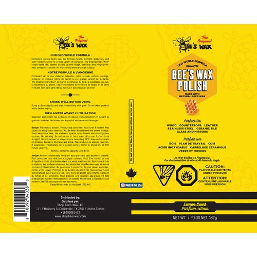 The Original Bee's Wax Old World Formula Furniture Polish - 3 Pack