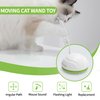 PETGEEK Automatic Cat Toy, Interactive Cat Toy with Mouse Sound Squeaky, Kitty Toys for Cat Small, Feather Cat Toys for Indoor Cats, Best Gift for Birthday, Thanksgiving, Christmas, New Year