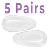 GMS Optical Air Bag Screw-in Silicone Nose Pads for Glasses, Sunglasses, and Eye-wear – 14mm (5 Pair)