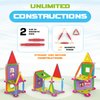 Tinamiri SUPERMAG - House 55 | Educational Construction Fun | 55 Piece Set | Europe-Made | STEM | Toy Magnetic Building Sets | Magnet Toys | Supermag 0663