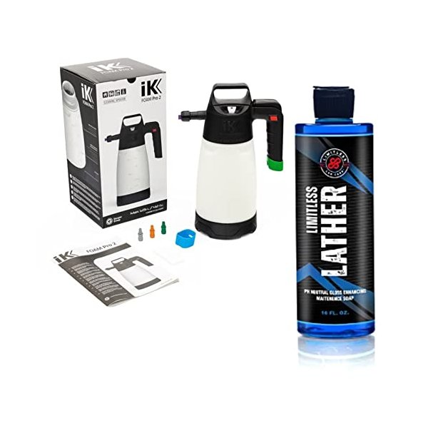 IK Foam Pro 2 with Limitless Car Care Lather Soap 16oz