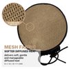 ION MESH HAIR DRYER DIFFUSER SOCK For Curly & Wavy Hair, Fits MOST Standard Size Blow Dryers (Gold)