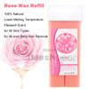 Depilatory Wax Heater Roller Body Hair Removal Roll On Waxing Machine with Digital Temperature Display for Personal & Professional Use Beauty Salon (Rose Wax Cartridge)
