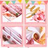 72 Pieces Birthday Decorations for Women Girls Included Backdrop Tablecloths Balloons Floral Garland Happy Birthday Party Supplies for Ladies Birthday Party Decor (Rose Gold)