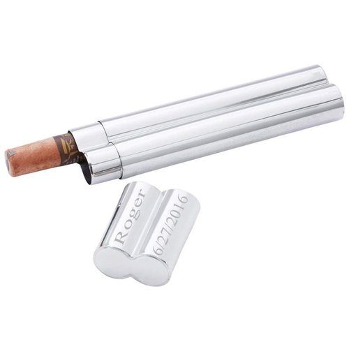 Gifts Infinity® Personalized Dual Stainless Steel Cigar Holder Free Engraving