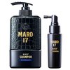 MARO17 Black+ Shampoo & Collagen Set | Promotes Fuller Hair & Prevents Hair Greying | Prevent & Reverse Grey Hair, Stimulate Hair Growth | Shampoo 11.6 oz/Collagen Shot 1.7 oz