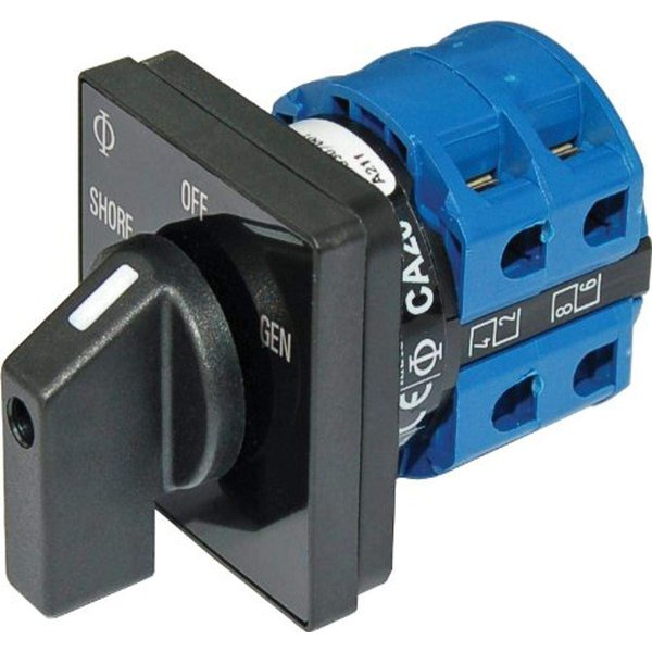Blue Sea Systems 9009 AC Rotary Switch - OFF + 2 Positions 120V AC 30A