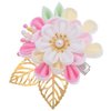 MIAO WU Japanese Hair Clip Cherry Blossom Japanese HairPin Kimono Hanfu Flower Hair pin Band Clip Japanese Hair Accessories for Women Girl (Light Pink)