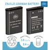 BM Premium 2 Pack of EN-EL23 Batteries and Battery Charger for Nikon Coolpix B700, P900, P600, P610, S810c Digital Camera