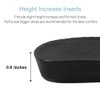 BalanSole 3/4 Inch Heel Cushions, Black, Unisex, Shoe Inserts