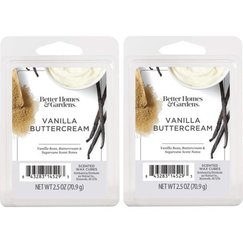 Better Homes and Gardens Scented Wax Cubes 2.5oz 2-Pack (Vanilla Buttercream)